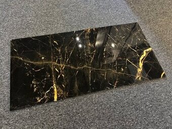 Dlažba Marquina black 60x120 gold nero design - 1