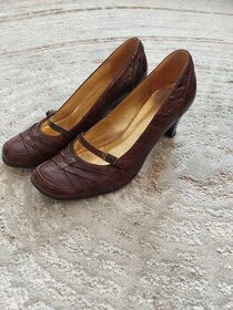 Kožené dámske topánky - 1