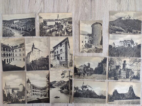 Predám pohľadnice - české hrady a zámky