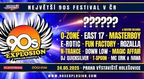 Najväčší open air festival 90's explosion v Prahe