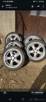 Elektróny R17 5X100 s pneumatikami 5ks - 1