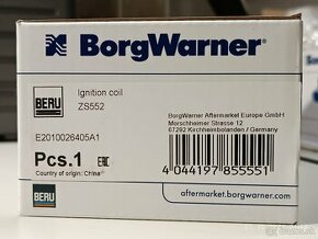 Cievka BERU ZS552 BorgWarner (4ks)