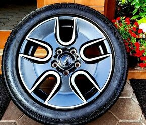 alu R17 5x112, zimné pneu 205/55, orig. MINI Cooper - 1