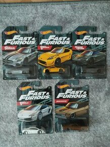 Hot Wheels modely Fast and furious set