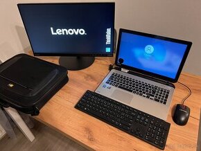 Toshiba Satellite L50-B-175 gold + Lenovo ThinkVision T23i