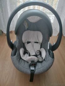 Stokke izi go by be safe Black melange autosedacka