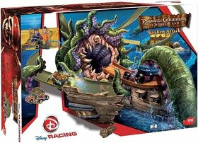 Autodráha piráti z karibiku kraken attack disney