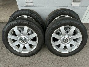 Continental 205/55 R16 91V + elektrony 5x112 6,5Jx16 ET50 VW