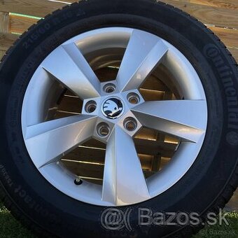 16" Hliníkové disky + zimne pneu orig. SKODA Karoq