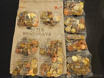 Predam nerozbalovany startovaci balicek SK EURO mince