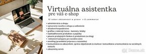 Virtuálna asistentka pre Váš e-shop