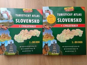 Turistický ATLAS a CYKLOTRASY SK r.v. 2016 - 400 strán