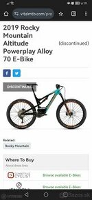 Elektro bicykel Rocky Mountain Altitude Powerplay a70 Alloy