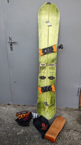 Splitboard Voile Mojo 66 s vázáním, pásy, haršajzny