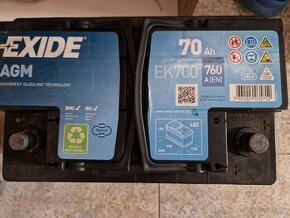 Bateria Exide 70ah AGM