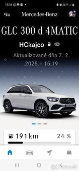 Predám mercedes GLC 300 d4matik