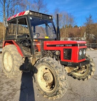 Predam traktor zetor 7245 s TP,ŠPZ - 1