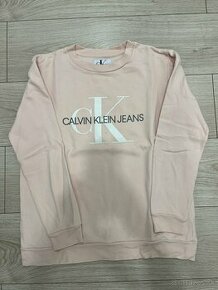 Ružová Calvin Klein mikina (vel S/M)