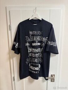 Balenciaga Black DIY Metal T-Shirt