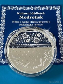 3 Oz Ag 999/1000 Modrotlač