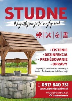 STUDNE - čistenie