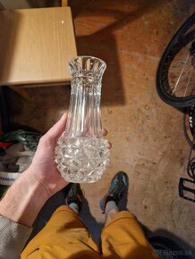 Váza kristalova, retro