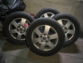 ALU disky 5x112 r15 Octavia + letne pneu