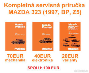 Servisná príručka MAZDA 323 Protege 1997 BP MX