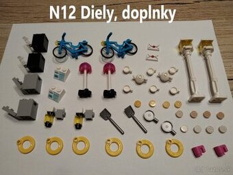 N12 Lego® Diely, doplnky (ako nové, nehrané)