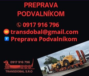 ✅️ Preprava strojov s podvalníkom 0917 916 796  🔸️NONSTOP🔸