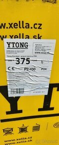 Predám Ytong P2-400 PDK a stropné vložky 599x200x249
