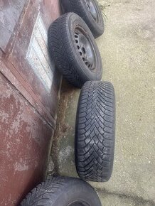 predám zimné pneumatiky 195/65 R15 s diskami 5x112