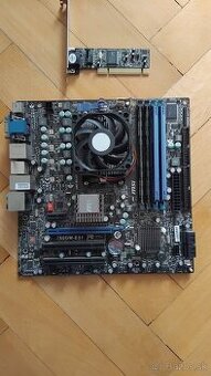 MSI 760GM-E51, AMD Athlon II X3 455, 8Gb RAM