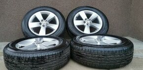 Alu Škoda 5x112 a letné Bridgestone 215/65 R17 - 1