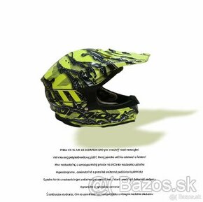 SCORPION EXO motocrossova prilba