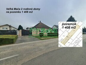 2 Rodinné domy na pozemku 1408 m2 Veľká Mača ID 001-12-EVBA - 1