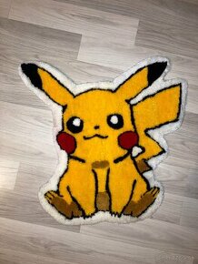 PIKACHU, ručne tkaný koborec, 50x60cm, zn. Glowbird