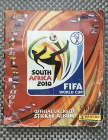 Album nálepiek PANINI 2010 MS v JAR - zberateľský kúsok