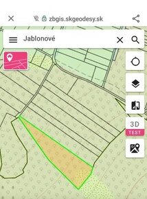 Pozemok na predaj Jablonové okr MA