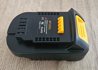 Adaptér/redukcia z batérie Makita 18V na stroj Dewalt