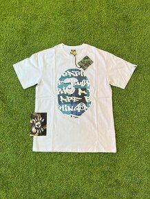 Bape Graffity tee white