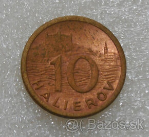 Mince: 10 Halierov 1942 UNC stav - Slovenský štát 1939-1945