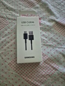 usb c kábel samsung čierny nepoužívaný nerozbalene ešte iba