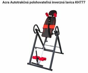 Acra Autotrakčná polohovateľná inverzná lavica KH777