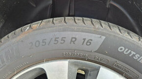 Letne pneumatiky Michelin 205/55 R16 ako nove - 1