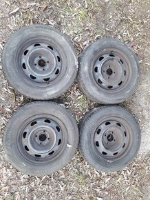 4x108 R15 Peugeot Citroen pneu leto disky v dobrom stave