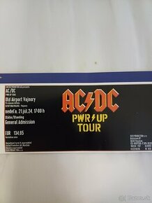 Vstupenka AC/DC PWR UP Tour 21.07.2024 Bratislava