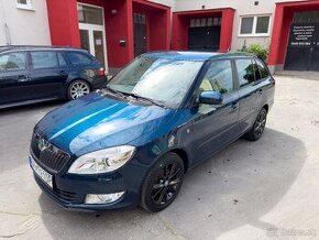 Škoda Fabia 2 kombi 1.6 TDI 2012 modrá metalíza 254tis. km