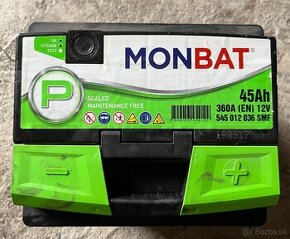 Autobatéria Monbat 45Ah 360A 12V