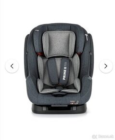 Petite&Mars Prime II Isofix sivá